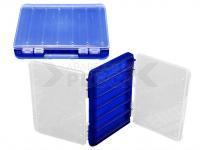 Caja Meiho Reversible F86 Two Sided Plastic Lure Case - Clear / Clear Navy