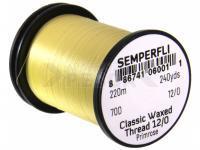 Semperfli Classic Waxed Thread 12/0 240 Yards - Primrose