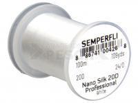 Thread Semperfli Nano Silk Pro 20D 100m 109yds 24/0 - White