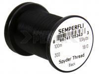 Semperfli Spyder Thread 18/0 100m 109yds 30D - Black