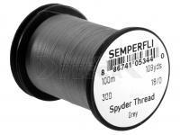 Semperfli Spyder Thread 18/0 100m 109yds 30D - Grey