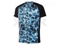 T-shirt Savage Gear Marine UV Sea Blue - XL