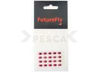 Future Fly 3D Epoxy Eyes Teardrop 7mm - Fl. Pink