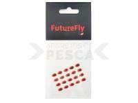 Future Fly 3D Epoxy Eyes Teardrop 7mm - FL. Red