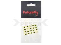 Future Fly 3D Epoxy Eyes Teardrop 7mm - FL. Yellow