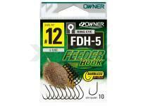Anzuelos Owner Feeder Hook FDH-5 Barbless - #8