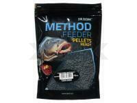 Pellet Ready Jaxon Method Feeder 500g 2mm - Black Halibut