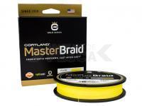 Trenzado Cortland Master Braid 150 yds Yellow 10lb | .006 in | .152 mm
