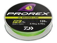 Trenzado Prorex UL Finesse Braid Chartreuse 135m #0.3PE 0.05mm