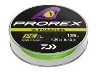 Trenzado Prorex UL Finesse Braid Chartreuse 135m #0.6PE 0.08mm