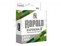 Trenzado Rapala Rapinova-X Green Camo 100m | 0.37mm