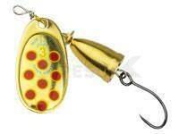 Cucharilla giratoria BlueFox Vibrax Hot Pepper Single Barbless #2 | 6g - GYR