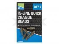 Preston In-Line Quick Change Beads 6pcs