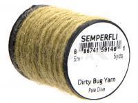Semperfli Dirty Bug Yarn 5m 5yds - Pale Olive