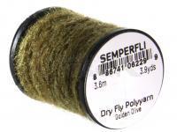 Semperfli Dry Fly Polyyarn 3.6m 3.9yds - Golden Olive