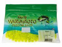 Señuelo Gary Yamamoto Single Tail 4" - Chartreuse/Blk Flk