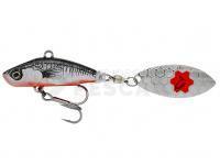 Señuelo Savage Gear 3D Sticklebait Tailspin 7.3cm 13g - Black Red Fluo