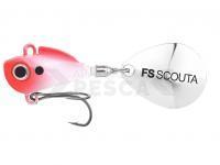 Señuelo Spro FreeStyle Scouta Jig Spinner 10g - UV Red Head