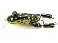 Señuelo Wob-Art Frog 6.5cm 5g - Black/Yellow