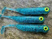 Señuelos blandos Great Fish GF1 49mm 1g - no scent - glitter blue