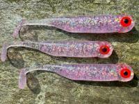 Señuelos blandos Great Fish GF1 49mm 1g - no scent - glitter pink