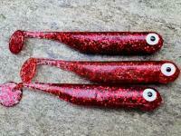 Señuelos blandos Great Fish GF1 49mm 1g - no scent - glitter red