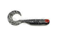 Señuelos blandos Great Fish GF1 Twister 49mm - no scent - glitter graphite