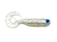 Señuelos blandos Great Fish GF1 Twister 49mm - no scent - white pearl