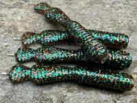 Señuelos blandos Great Fish GF2 Leech 60mm 1.8g - no scent - colorful glitter