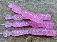 Señuelos blandos Great Fish GF2 Leech 60mm 1.8g - no scent - glitter pink