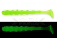 Vinilos Keitech Swing Impact 2.5 inch | 64mm - Clear Chartreuse Glow