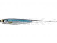 Vinilos LiveTarget Ghost Tail Minnow Dropshot Bait 9.5cm - Silver/Blue