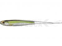Vinilos LiveTarget Ghost Tail Minnow Dropshot Bait 9.5cm - Silver/Green