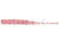 Vinilos Mustad AJI Worm Plu-Plu 2" 5cm - Clear Red Glitter