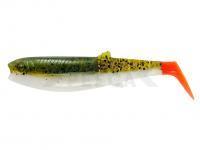 Vinilos Savage Gear Cannibal Shad 6.8cm 3g - Olive Hot Orange Fluo