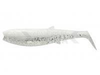 Vinilos Savage Gear Cannibal Shad 6.8cm 3g - White Flash UV