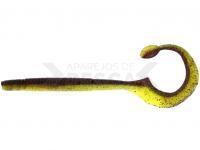 Vinilos Westin Ned Worm Curl 12cm 3g - Black/Chartreuse