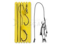 Black Cat Bajo de línea Conjunto Bouy And Boat Ghost Single Hook Rig