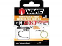 VMC Leaders Fluorocarbon Method Feeder Barbless Bait Band 7016B loop