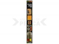 Fox Edges Wide Gape Beaked PVA Bag Rigs - 20lb Size 8 Brown & Green