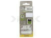 Mikado Method Feeder Rigs Braid Barbless MF13 with bayonet 10cm - #4