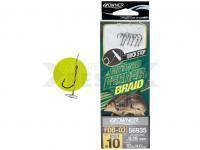 Leaders Owner Method Feeder Braid with Quick stop FDB-03 10cm #10 0.15mm 10lb 4.6kg 6pcs