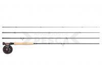 Fly Fishing Set Greys Fin Euro Nymph Fly Combo 11ft #3 | Medium Fast | RHW+EH handle