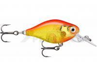 Señuelo Rapala X-Light Crank Mid Runner 3.5cm - Gold Fluorescent Red