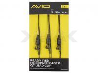 Avid Carp Ready Tied Pin Down Leader- QC Lead Clip