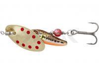 Señuelo Savage Gear Sticklebait Spinner #1 4.5g - Minnow Gold Red