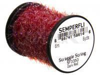 Semperfli Straggle String Micro Chenille 6m / 6.5 yards (approx) - SF3350 Dark Red