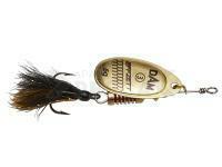 Cucharilla giratoria DAM Effzett Standard Spinner Dressed #2 / 4g - Gold