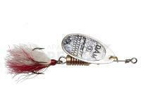 Cucharilla giratoria DAM Effzett Standard Spinner Dressed #5 / 12g - Reflex Silver