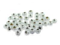 Tungsten round bead Sunny 3.3 - Silver